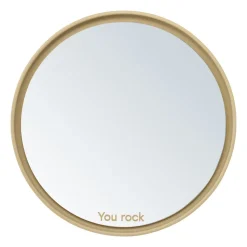 Mirror Mirror bordsspegel Ø21 cm, Beige