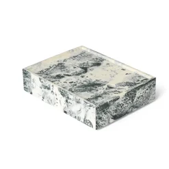 Mist förvaringsbox 15x20 cm, Emerald-off white