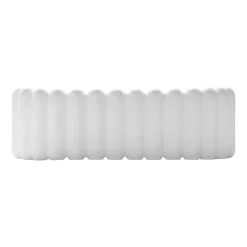 Mist kruka oval small 35 cm, White