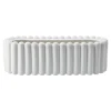 Mist kruka oval, White