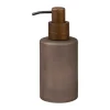 Modest tvålpump hög, Walnut
