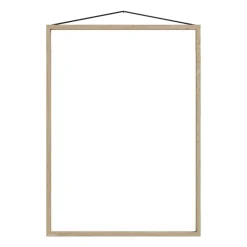 Moebe ekram 50x70 cm, Transparent, Wood, Black