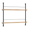 Moebe tidningsställ, Oak-black