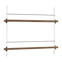 Moebe tidningsställ, Smoked oak-white