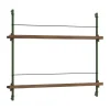 Moebe tidningsställ, Smoked oak-green