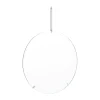 Moebe väggspegel Ø50 cm, Stainless steel