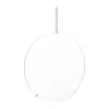 Moebe väggspegel Ø70 cm, Stainless steel
