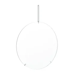 Moebe väggspegel Ø70 cm, Stainless steel