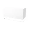 Molto 840 skåpmodul, vit, inkl. vit metallram