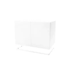 Molto 560 skåpmodul, vit, inkl. vit metallram