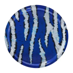 Monster bricka Medium Ø49 cm, Ultramarine blue-white