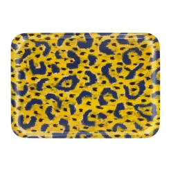 Monster bricka Medium 37x53 cm, Ochre yellow-grey-black