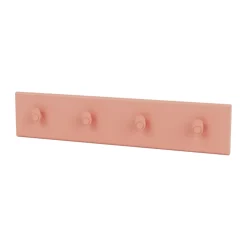 Montana Coat Racks klädhängare 4 krokar, Rhubarb