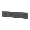 Montana Coat Racks klädhängare 4 krokar, Coal