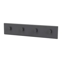 Montana Coat Racks klädhängare 4 krokar, Coal