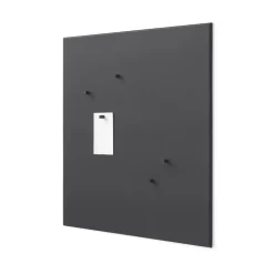Montana noticeboard anslagstavla 69,6x69,6 cm, Coal