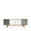 Moodi 180 sideboard, grå/vit, ekstomme