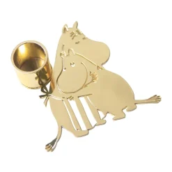 Moomin love ljusstake, Guld