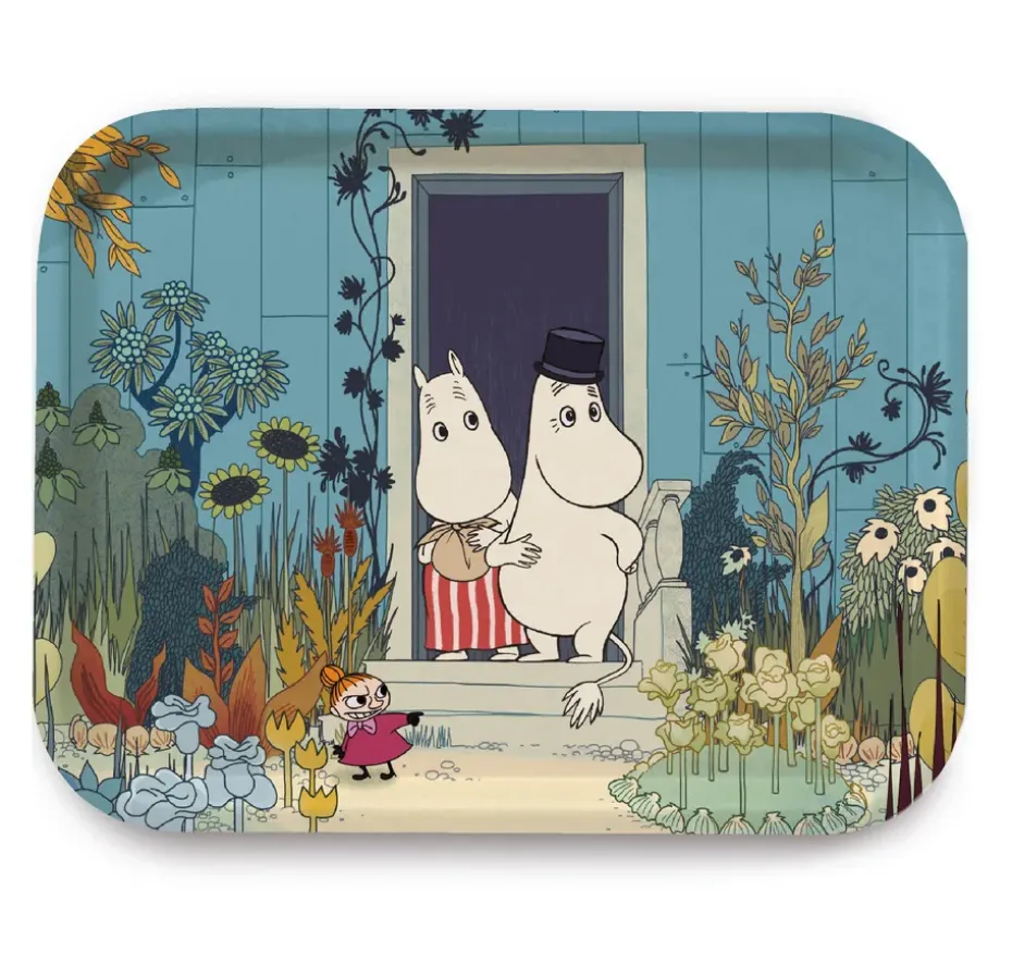 Moomin Riviera Doorstep bricka, Blå-multi