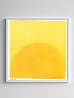 Morning Poster 70x70 cm, Gul