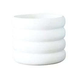 Mud kruka vit, Medium, Ø 14 cm