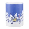 Mumin blockljus LED 12,5 cm, Starry night
