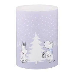 Mumin blockljus LED 10 cm, Snowfall