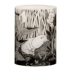 Mumin blockljus LED 10 cm, The pond