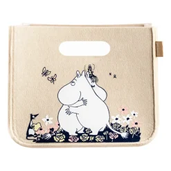 Mumin Hug förvaringskorg 26x26 cm, Beige
