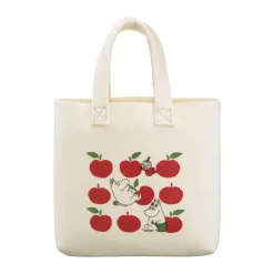 Mumin Tote Bag väska 25x25 cm, Joyfull Apples