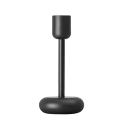 Nappula ljusstake mörkgrå, stor 183 mm