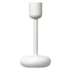 Nappula ljusstake vit, 183 mm