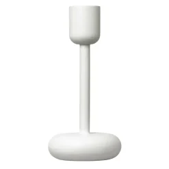 Nappula ljusstake vit, 183 mm