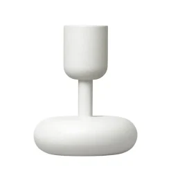 Nappula ljusstake vit, 107 mm