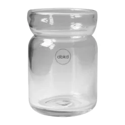 Neck vas, Clear, Ø8x12 cm
