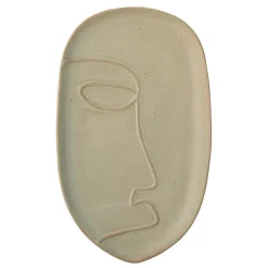 Ngan bricka 18,5x30 cm, Grön