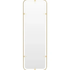 Nimbus spegel rektangulär, Polished brass