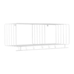 Nod hatthylla 90 cm, White