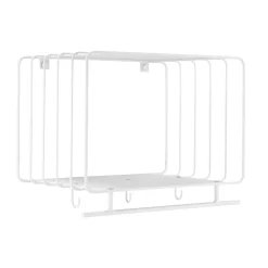 Nod hatthylla 45 cm, White