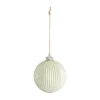 Norille julkula Ø11 cm, Off white, räfflad