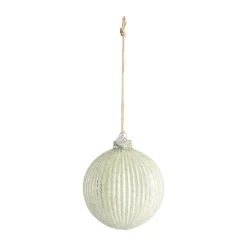 Norille julkula Ø11 cm, Off white, räfflad