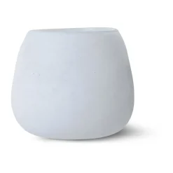 Norrvik ljuslykta vit, Ø7,5 cm