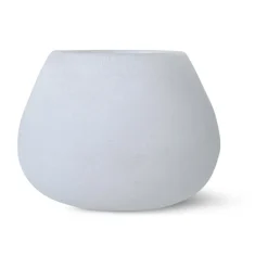 Norrvik ljuslykta vit, Ø9 cm