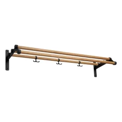Nostalgi 291 hatthylla 100 cm, Ek-svart
