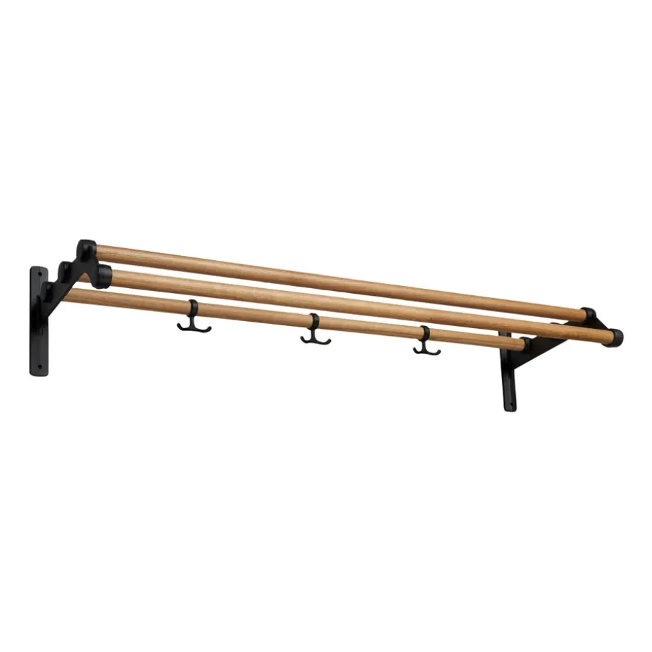 Nostalgi 291 hatthylla 100 cm, Ek-svart