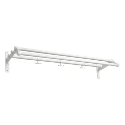Nostalgi 291 hatthylla 100 cm, Vit-vit