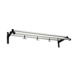 Nostalgi 291 hatthylla, aluminium, svart stativ