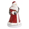 Nostalgic Melody speldosa tomte, Röd-vit