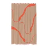 Nova Arte duschdraperi 150x200 cm, Latte-orange