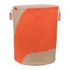 Nova Arte tvättkorg 40x40x50 cm, Latte-orange